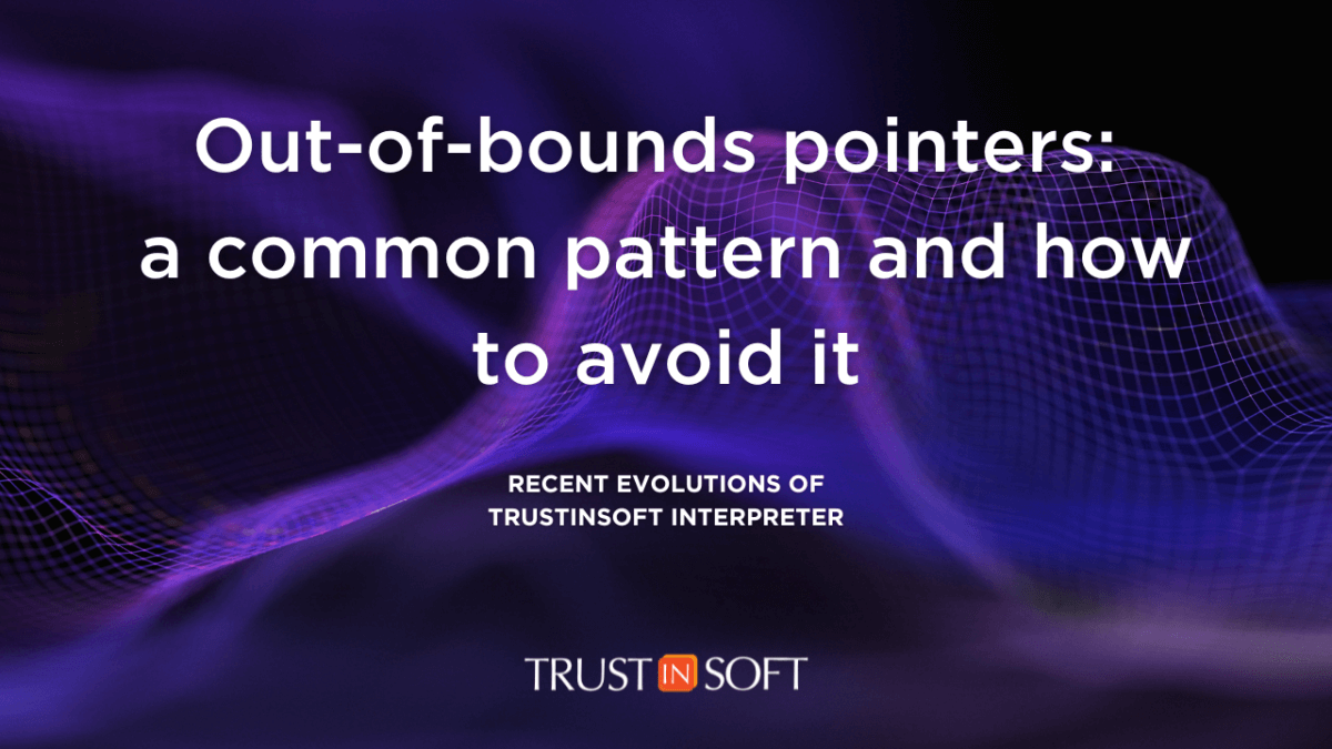 Out-of-bounds pointers: a common pattern and how to avoid it