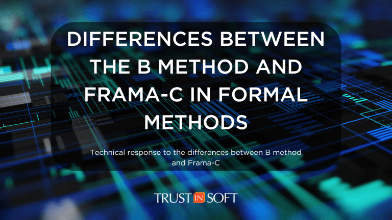 Differences Between the B Method and Frama-C in Formal Methods