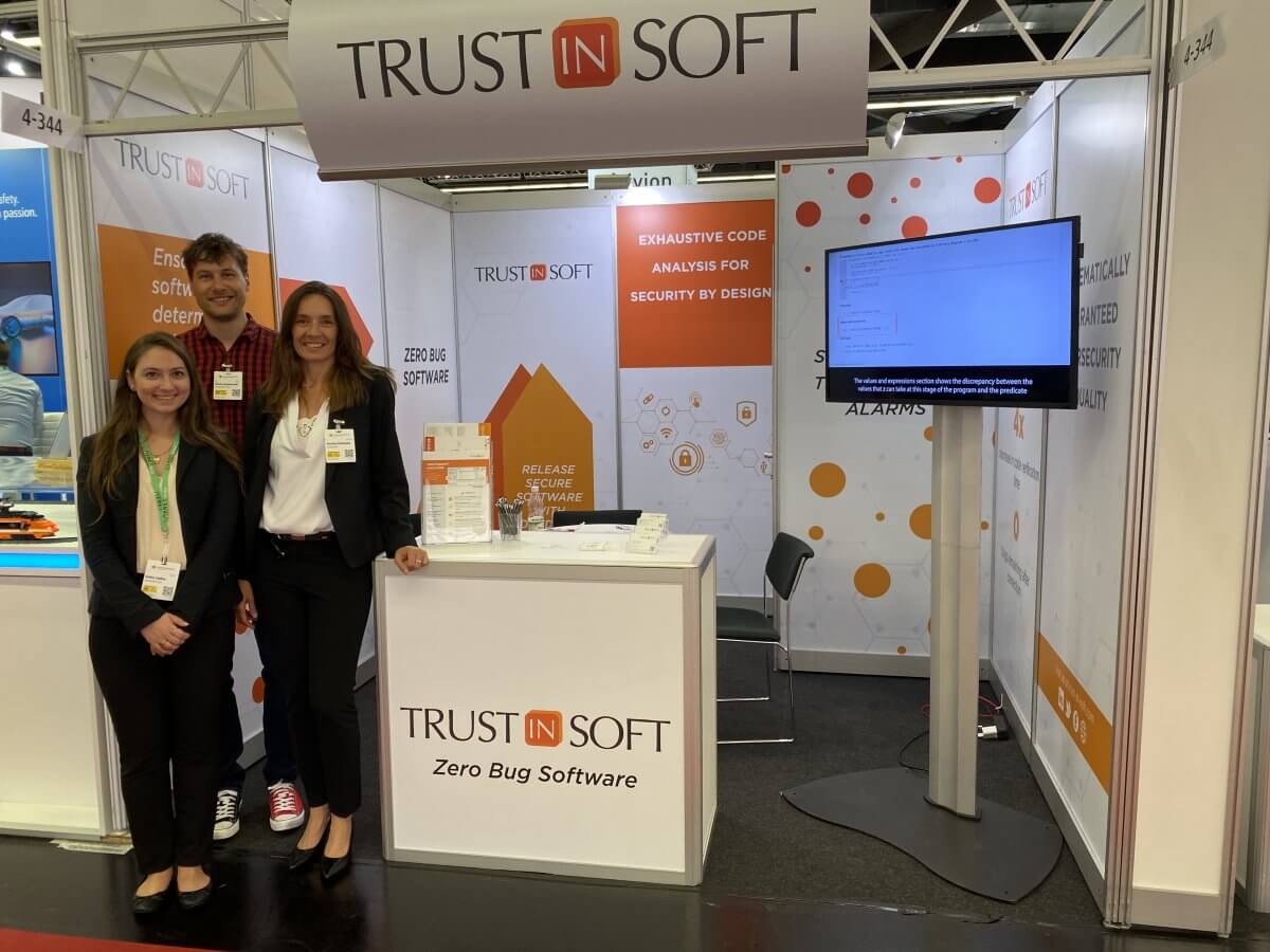TrustInSoft booth at Embedded World 2022