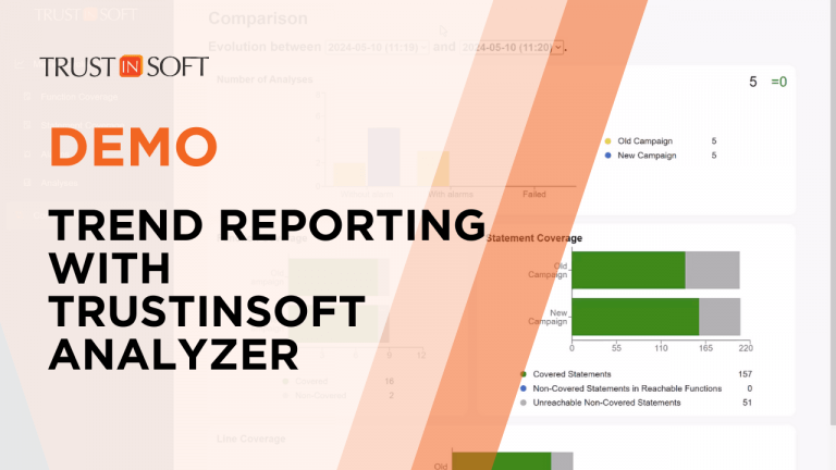 Trend Reporting with TrustInSoft Analyzer